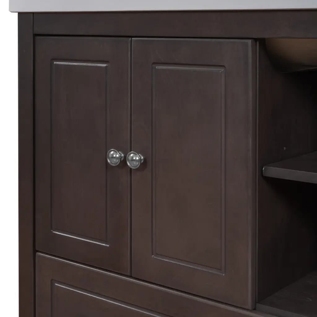 Video 30 Inch Bathroom Vanity Sink Bathroom Storage Cabinet Door by