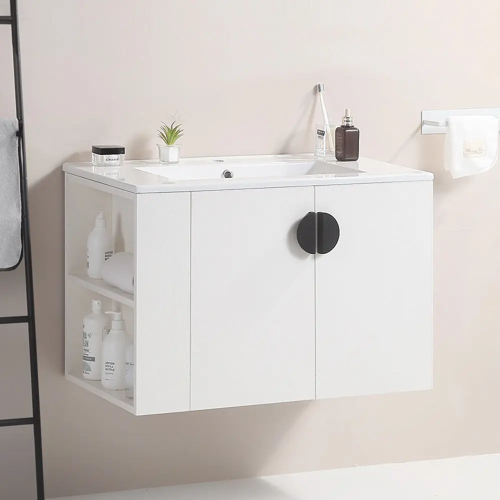 30 Inch Bathroom Vanity Sink Two Doors Cabinet Modern Bathroom Furniture gf