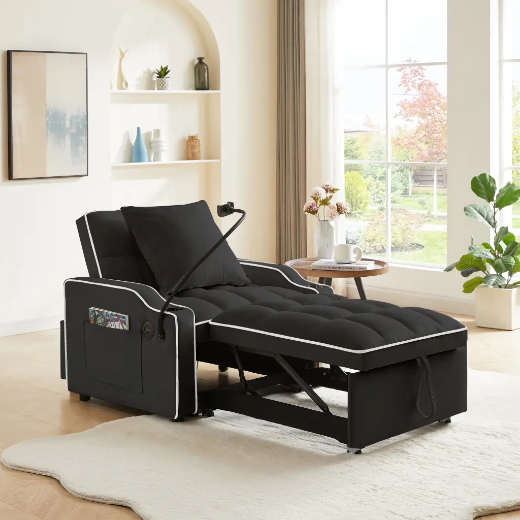 3 1 Sofa Bed Convertible Sleeper Chair Pull Out Mechanism one future