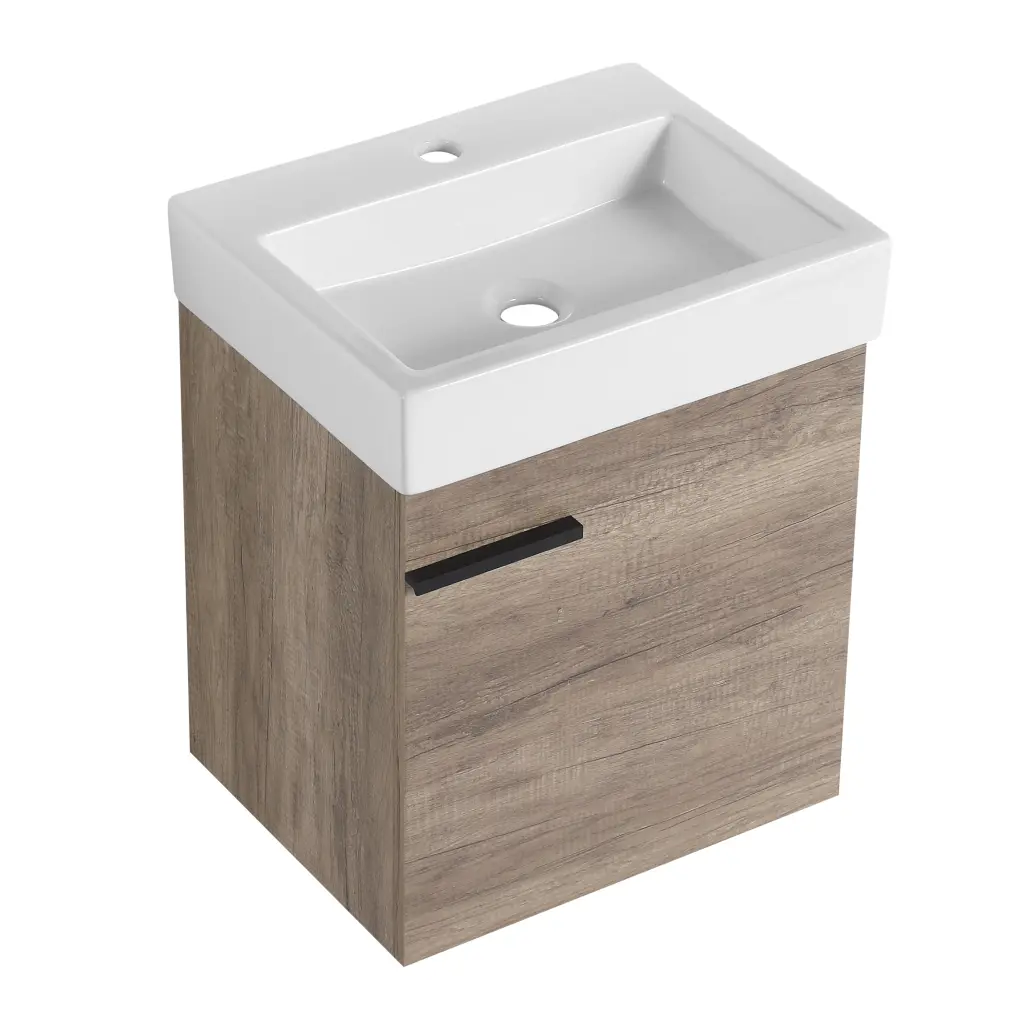 18 Inch Bathroom Vanity Top Small Bathroom Vanity And Sink Grey Compact Storage g-lemon