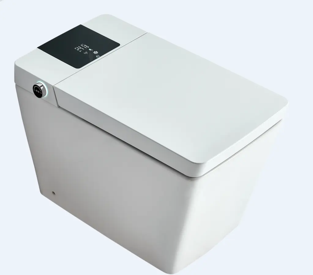 Multifunctional Flat Square Smart Toilet Automatic Flush Remote Control create