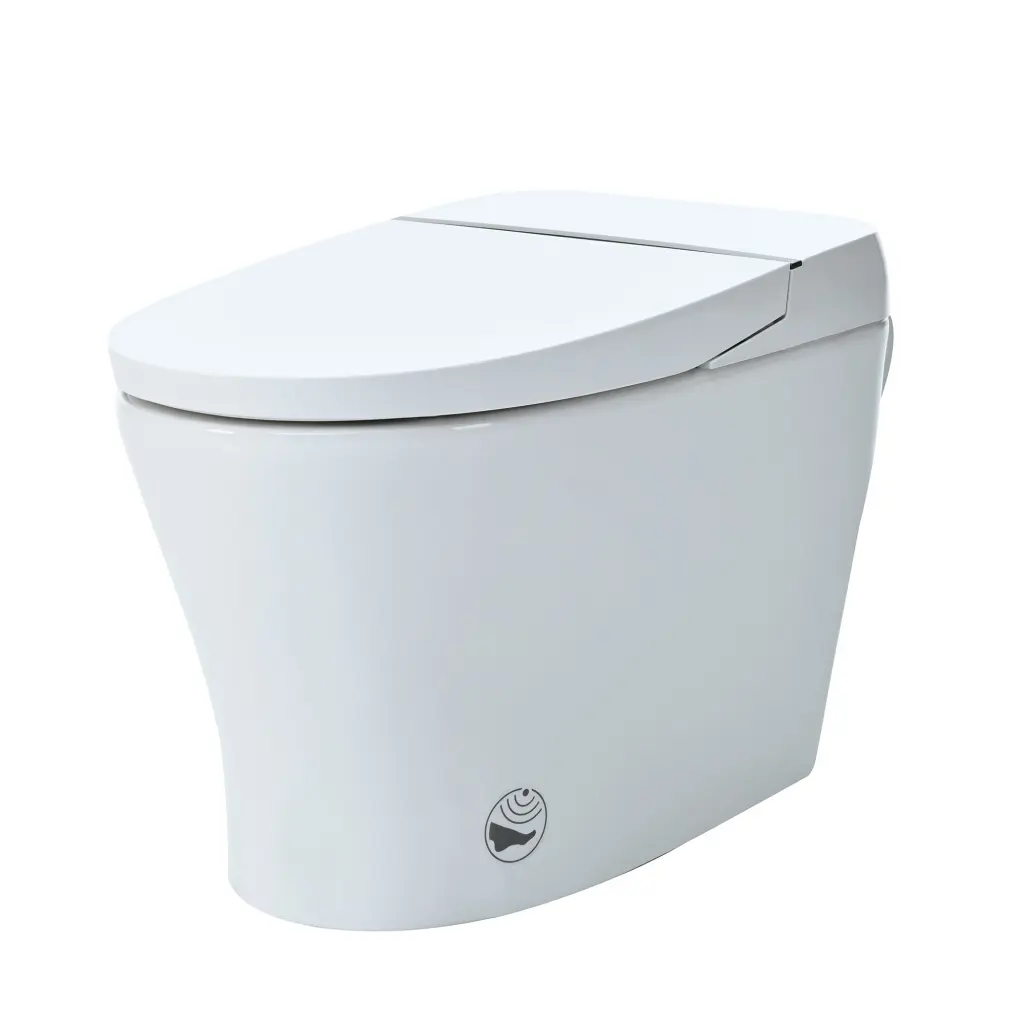 Heated Seat Intelligent Toilet Space Saving Dual Flush Modern Bidet Toilet rnb