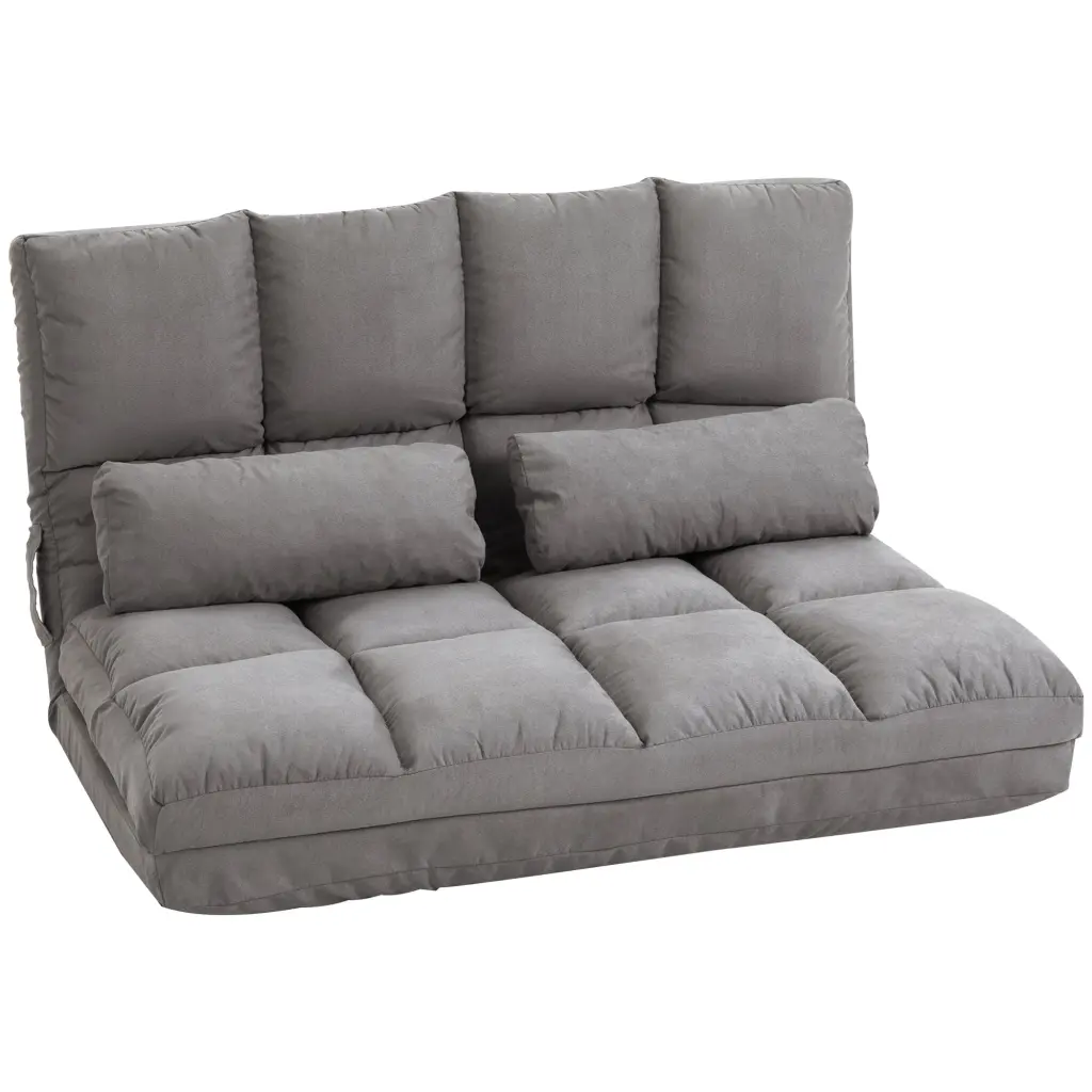 Convertible Floor Sofa Chair Folding Couch Bed Guest Chaise Lounge Pillow aosom business