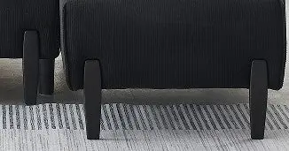 79.5 Inches Long Velvet Sofa 3 Matching Pillows Fabric Living Room Furniture fan chen furniture