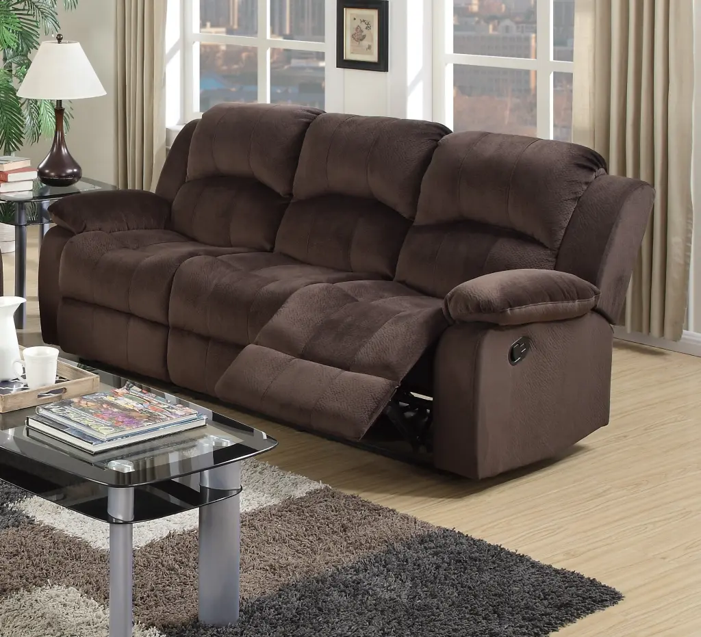 Cozy Motion Sofa 1Pc Couch Living Room Home Decor Chocolate kanepe