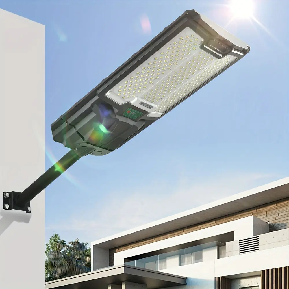 Solar Street Lights Outdoor 66 LED Beads Parking Lots hengermei