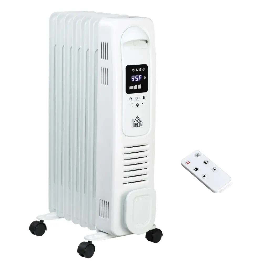 25.25 Inch Electric Space Heater Freestanding 161 Sq Ft Heater 3 Modes aosom business
