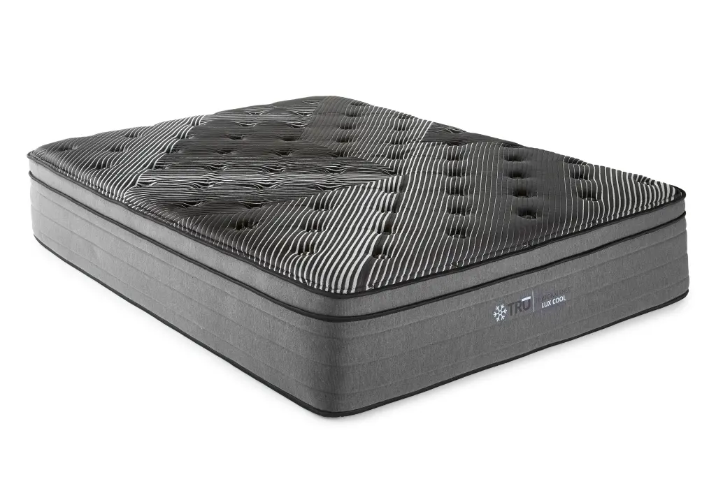 15 Inch Pure Ice Eurotop Ultra Plush Full Mattress Black Foam Spring md mattress