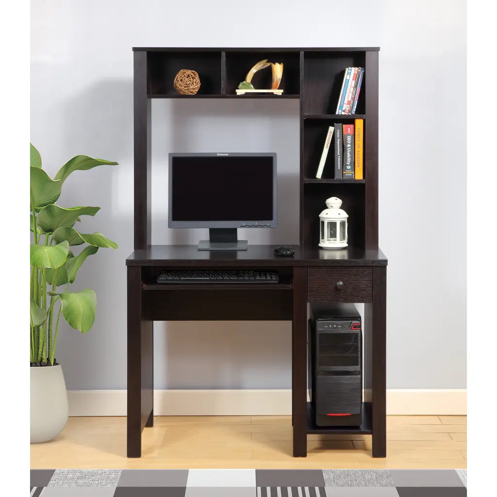 Student Desk Hutch 39 Inch Wide Compact Writing Desk id international- inc.
