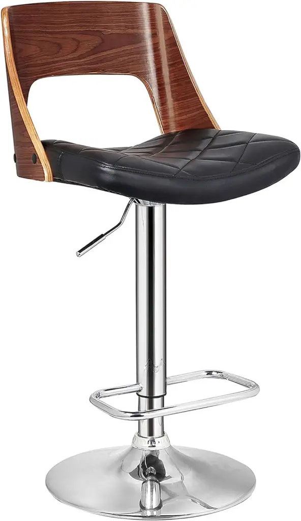 Vintage Hydraulic Lift Customizable Swivel Barstool 24 32 Inch Curved Line kanepe