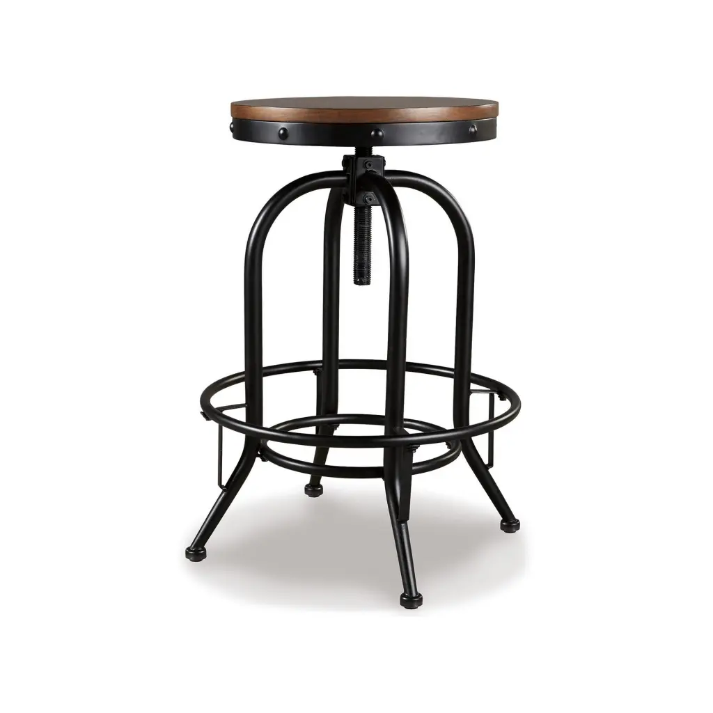 Zane 30 Inch Customizable Swivel Barstool Set 2 Matte Black Metal royal hampton
