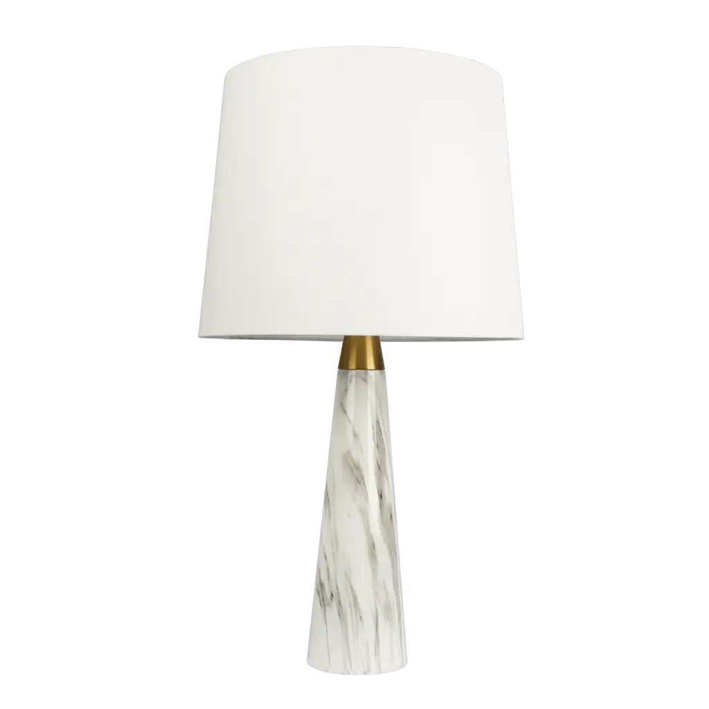 Enclave Hydro Black Table Lamp On Off Switch Faux Stone Base ashcroft furniture