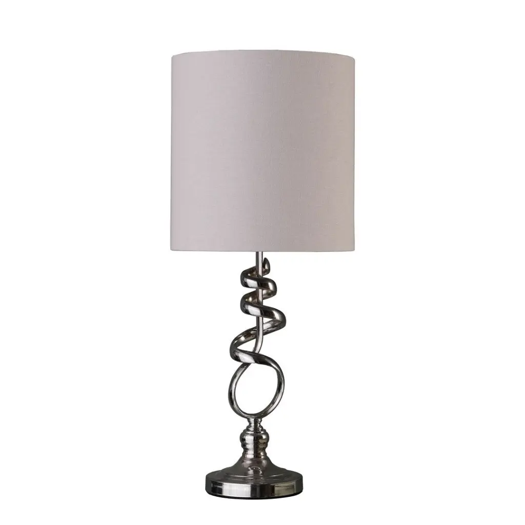 21.5 Inch Milo Abstract Applicator Silver Metal Table Lamp Multicolor california home