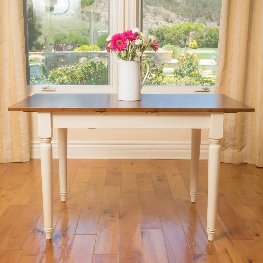 Clearwater Rectangle Solid Top Table Leg Dark Oak Rubber nh-bo