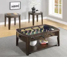 Diletta 3 Piece Table Set Brown Timber Dining Room Furniture steve silver furniture