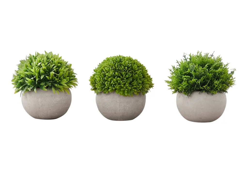 Artificial Plant 5 Inch Tall Grass Indoor Faux Fake Table Greenery Decor 8th street living