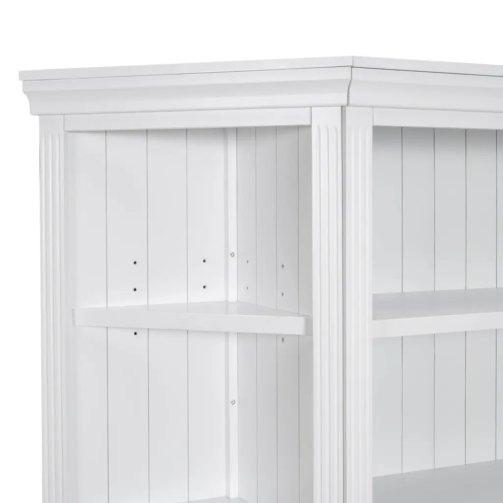83.4 Inch Tall Two Timber Bookcase Corner Shelf 5 Tier Home Decor bunny c furniture