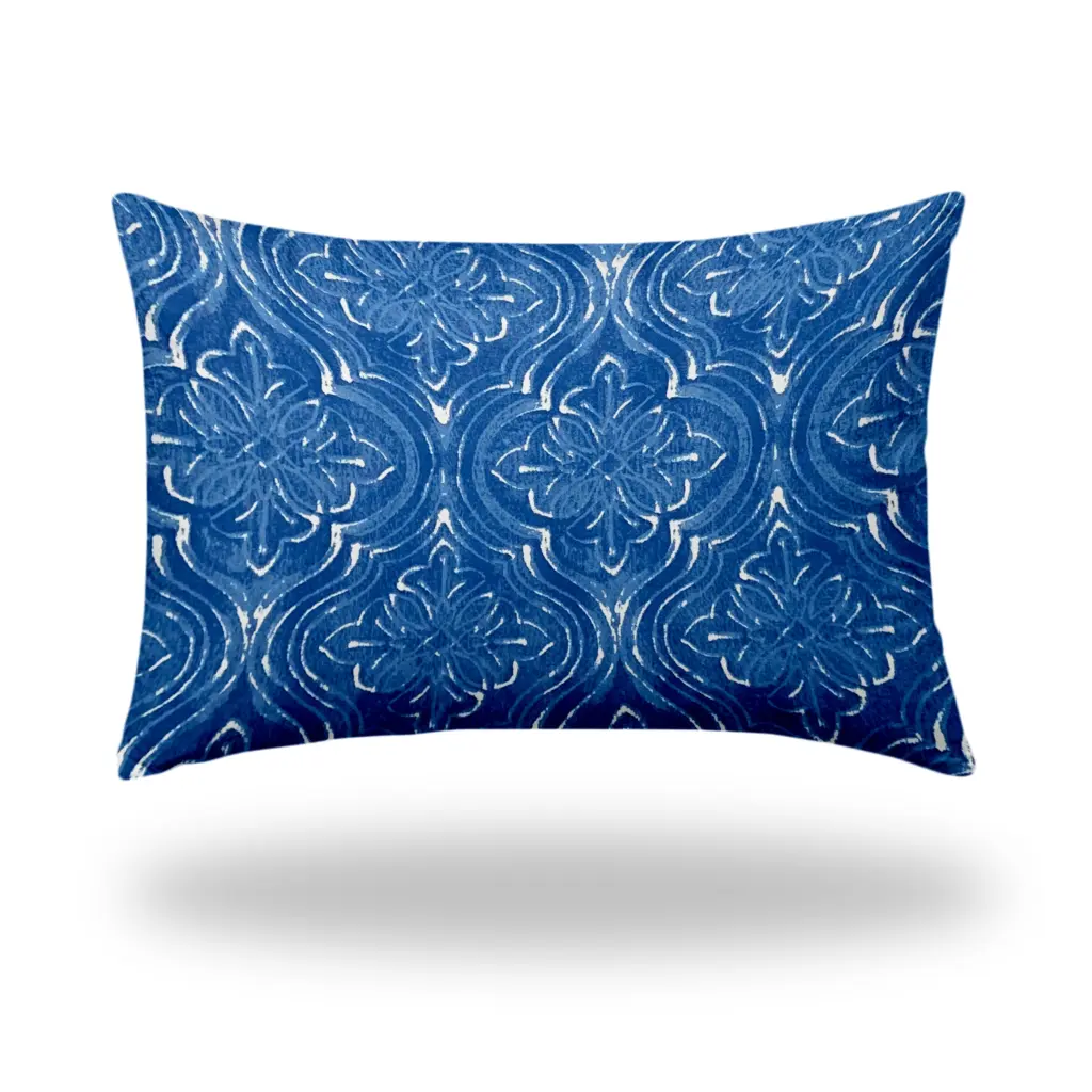 Atlas Indoor Outdoor Soft Royal Pillow Envelope Cover and Insert usa made pillow and pouf