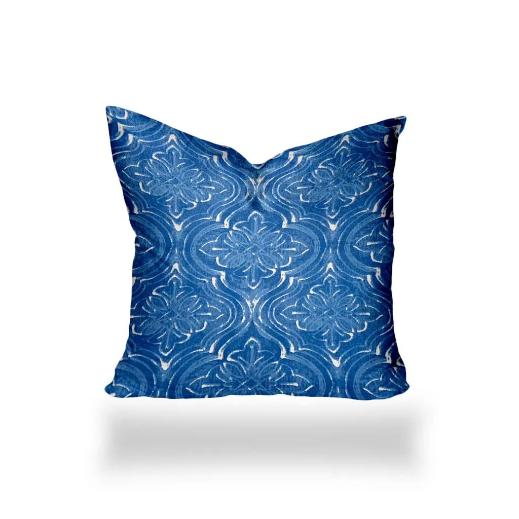 Atlas Indoor Outdoor Soft Royal Pillow Envelope Cover Only 16x16 Multicolor usa made pillow and pouf