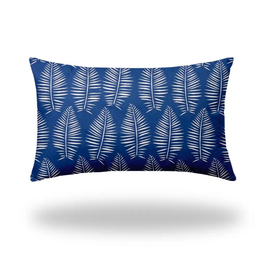 Breezy Indoor Outdoor Soft Royal Pillow Zipper Cover Only 16x26 Multicolor usa made pillow and pouf