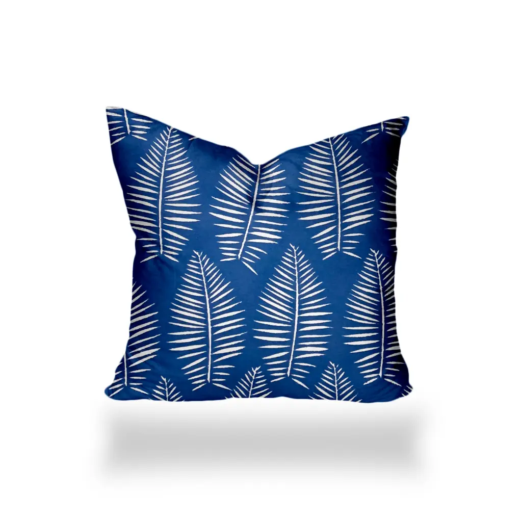 Breezy Indoor Outdoor Soft Royal Pillow 16x16 Zipper Cover and Insert usa made pillow and pouf