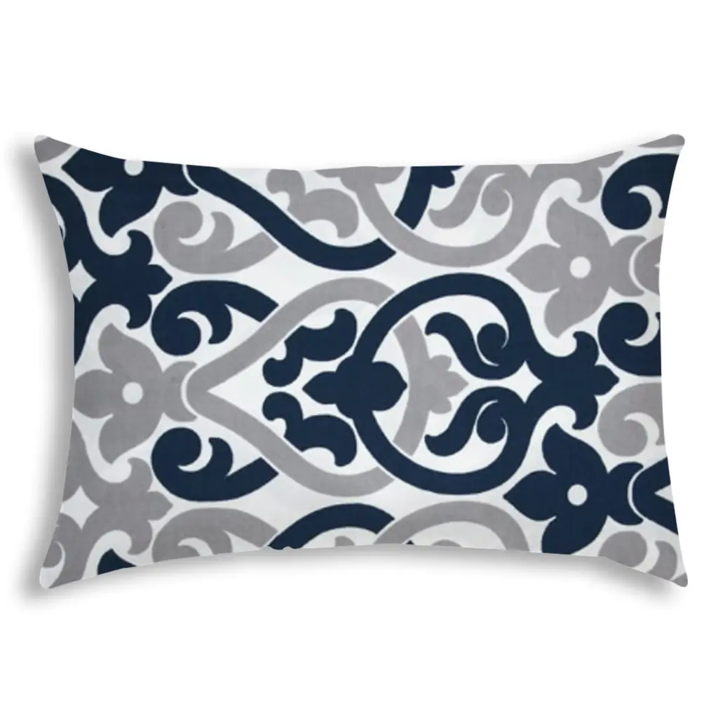 Vintage Indoor Outdoor Pillow - Multicolor Polyester Decorative Throw Pillow usa made pillow and pouf