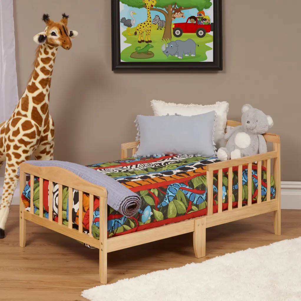 Blaire Toddler Bed Natural Solid Timber Finish Kids and Toddlers simple living