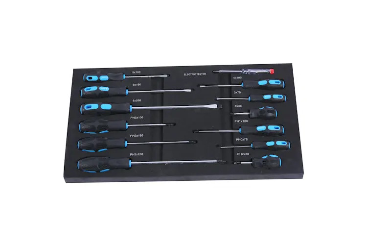 4 Drawers Tool Cabinet Tool Sets Blue Steel Storage Cabinet artman