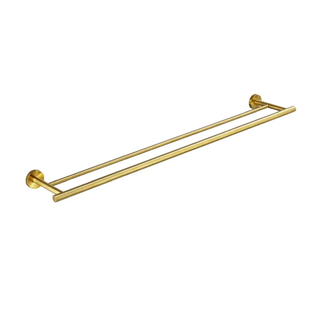 23.6'' Towel Bar Wall Mounted Brushed Precious Metal Stainless Alloy Metal Bathroom Accessory w2287