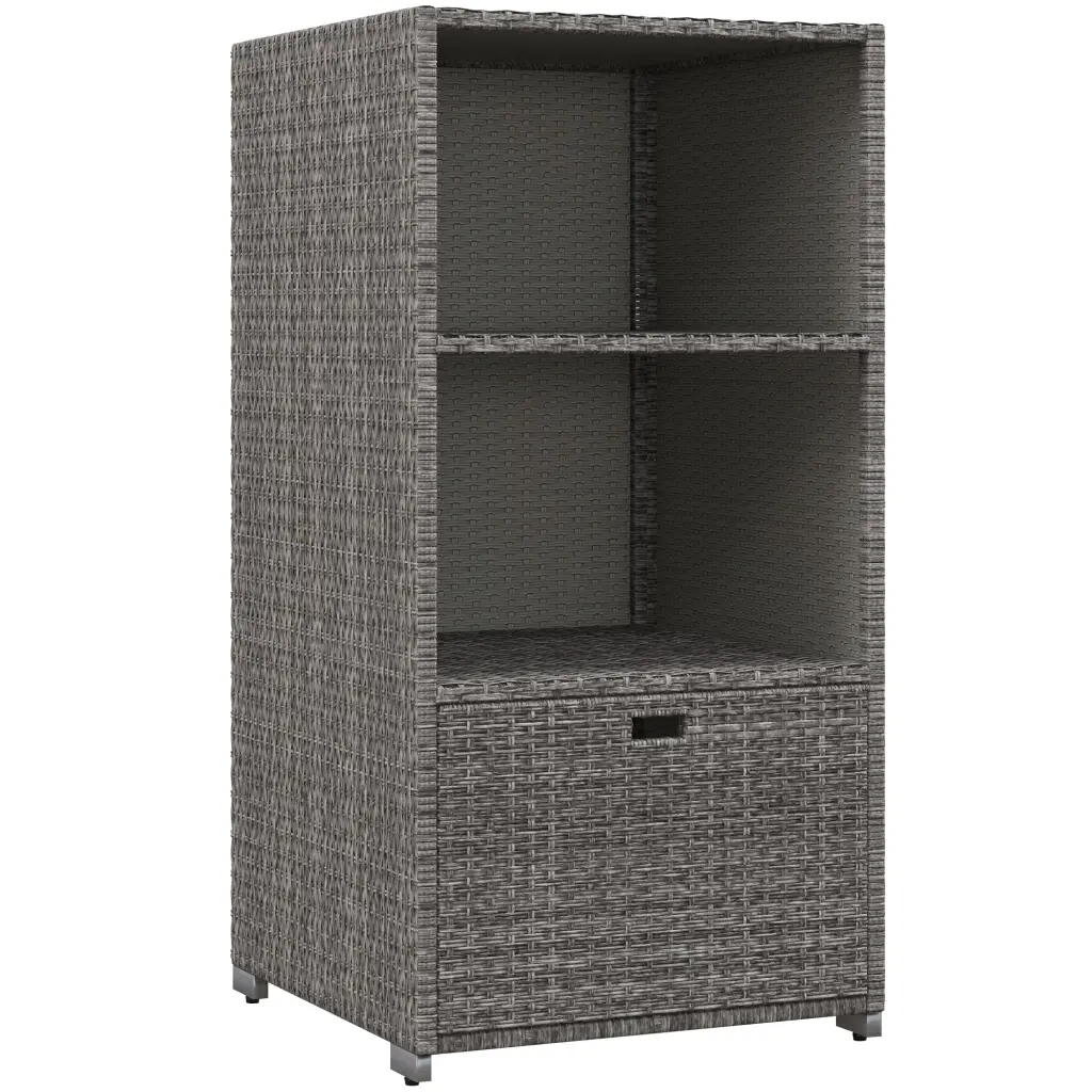 Outsunny Valet Pool Towel Rack Water-resistant PE Rattan aosom business