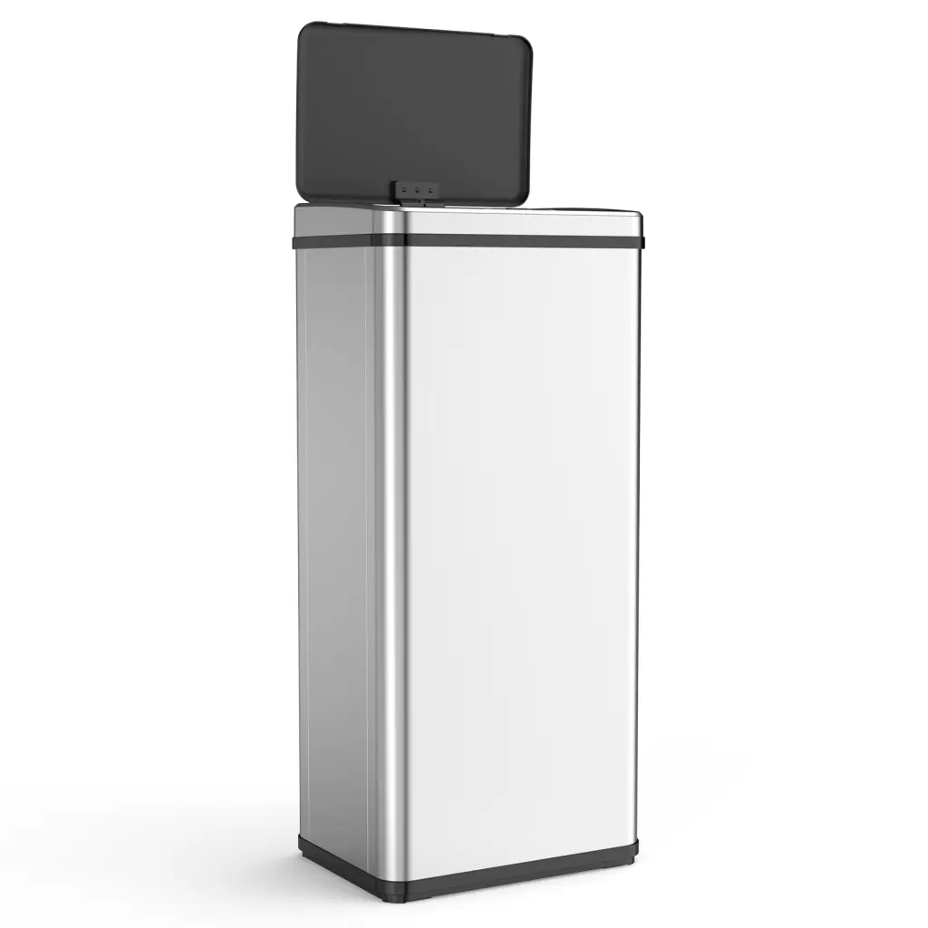 Trash Can Lid Pj60Lsd 808 S Lkj Shiny Metal ABS like it