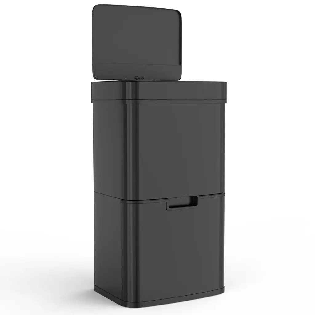 Trash Can Lid PJ62LSD 802 B LKJ Black ABS and Alloy Metal Q235 like it