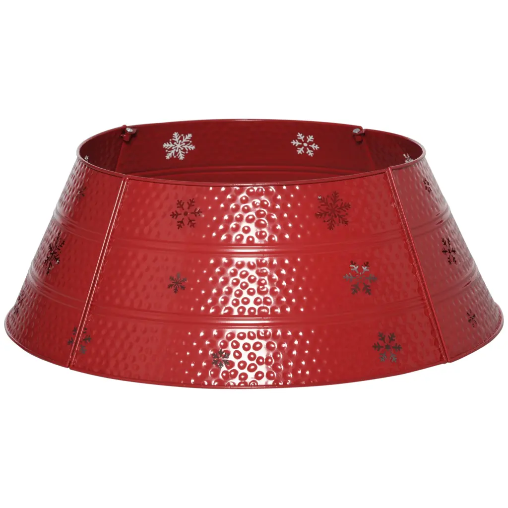 Homcom Christmas Tree Collar Steel Tree Ring Skirt Xmas Decor aosom business