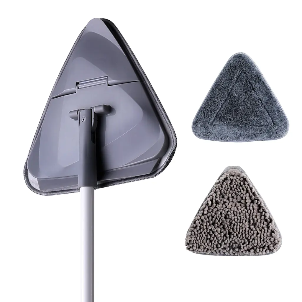 Flexible Triangle Mop Customizable Handle Simply Clean Walls w2071