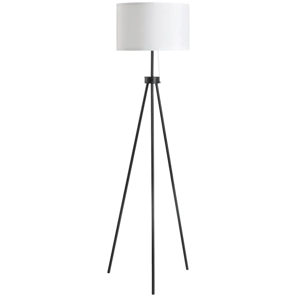 Homcom 59.75 Inch Tripod Floor Lamp Pull Chain Standing Lamp aosom business