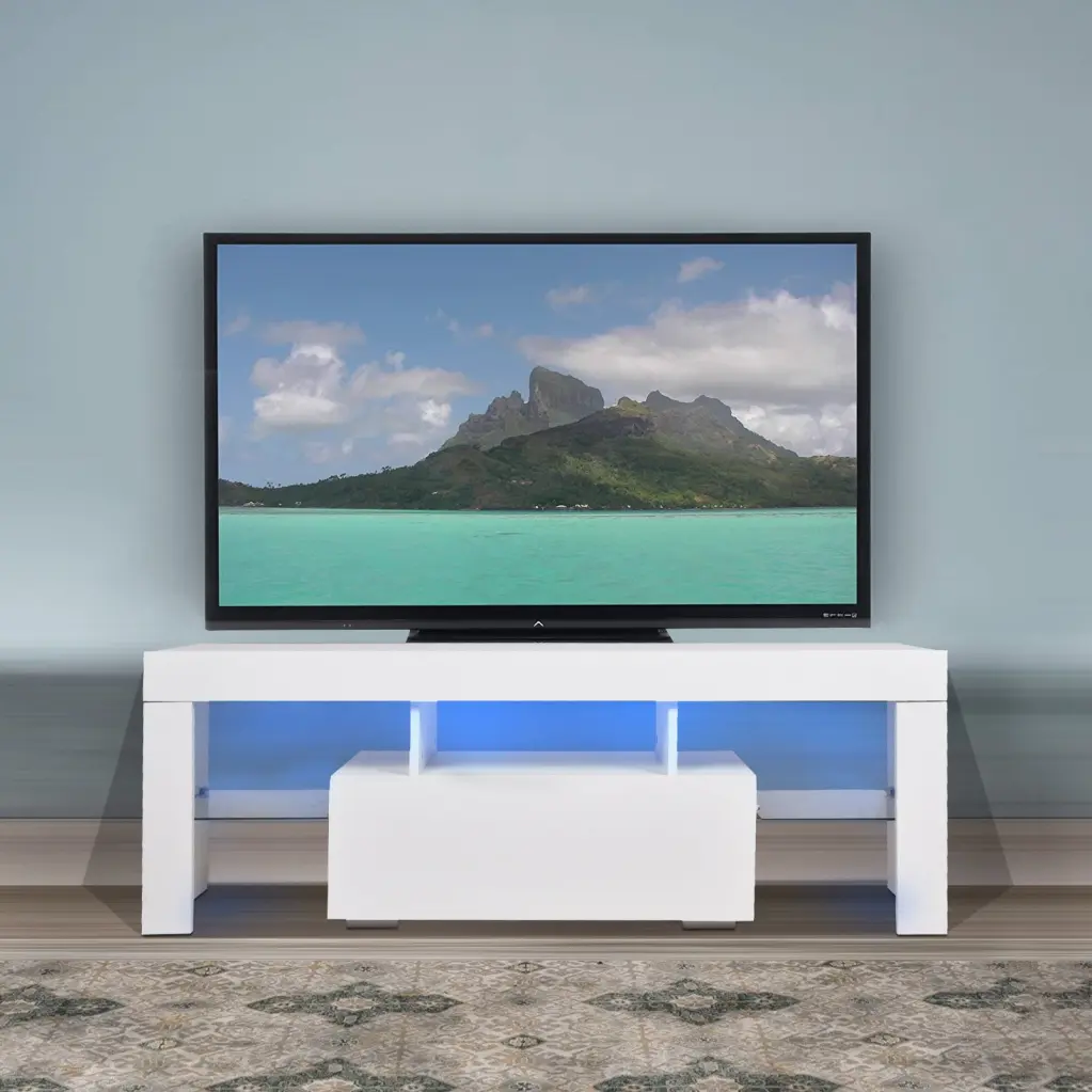 TV Stand Storage 43 Inch LED Modern TV Media Console Entertainment rnb