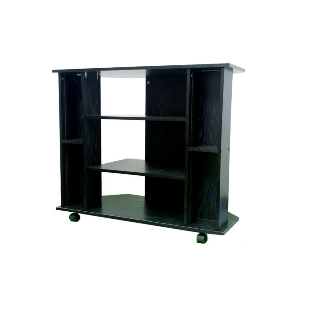 35 Inch X 30 Inch Timberen TV Stand Black Finish Modern Entertainment Center california home
