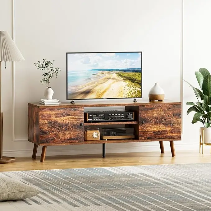 TV Stand 55 60 Inch TV Entertainment Center Storage Cabinet Modern Living Room Furniture w1134dhs