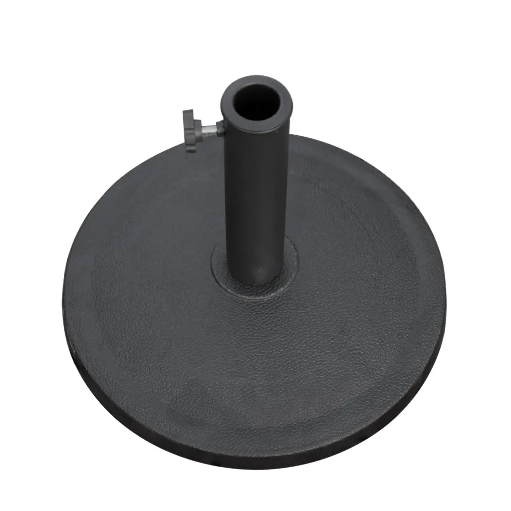 Patio Umbrella Base Stand Customizable Knob Outdoor Use crefise patio life