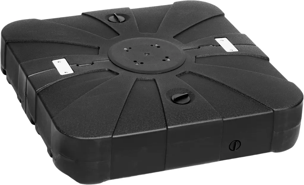 220Lb Capacity Fillable Mobile Offset Patio Base Market Cantilever Umbrella Stand w1134dhs