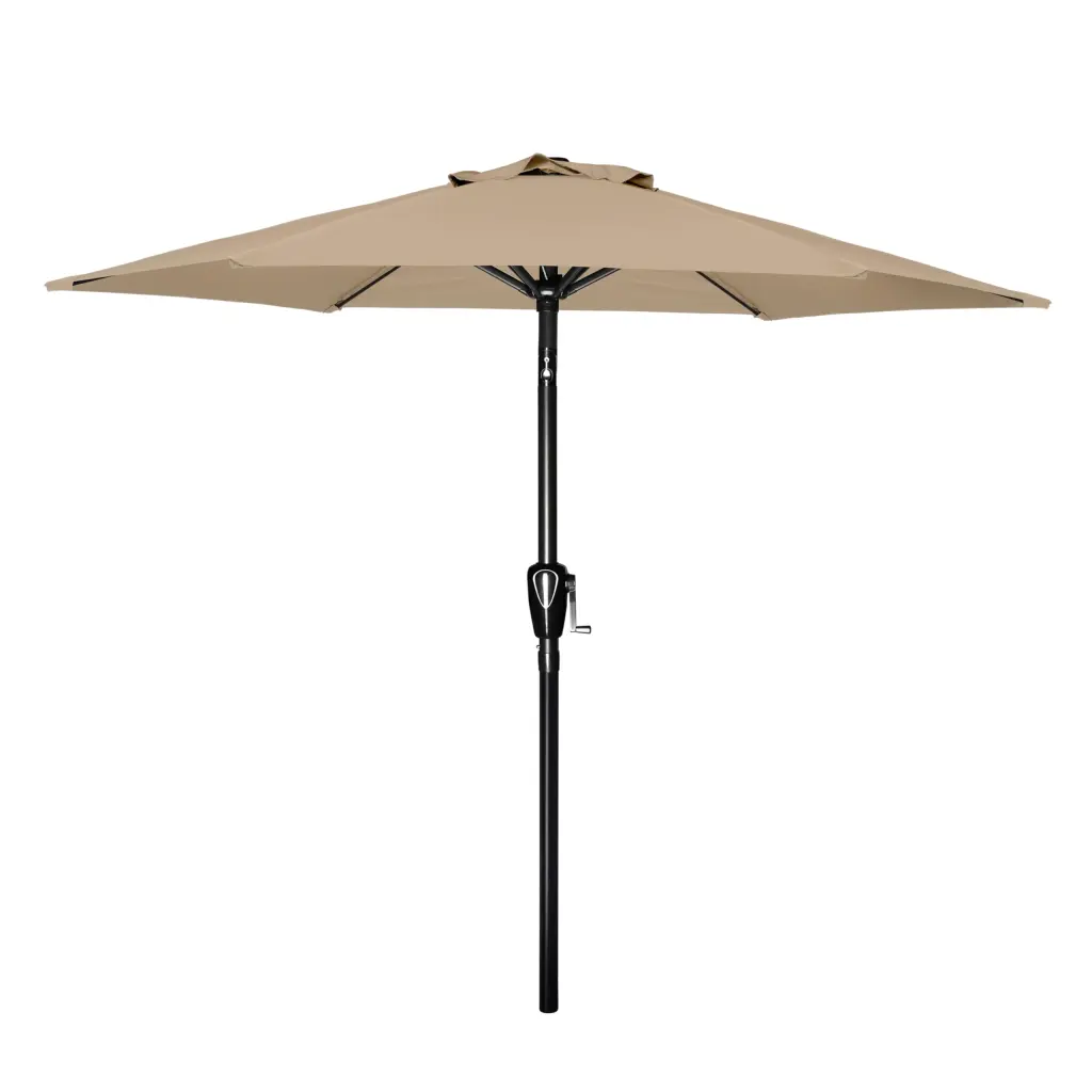 7.5 Foot Patio Outdoor Table Market Yard Umbrella Push Button Tilt w1134dhs