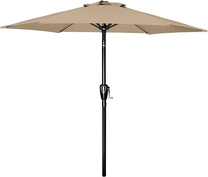 9 Foot Patio Umbrella Outdoor Table Market Yard Umbrella Push Button Tilt w1134dhs