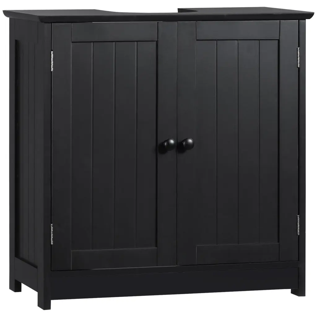 Homcom Under Sink Bathroom Cabinet 2 Doors and Shelf Pedestal Storage Organizer aosom business