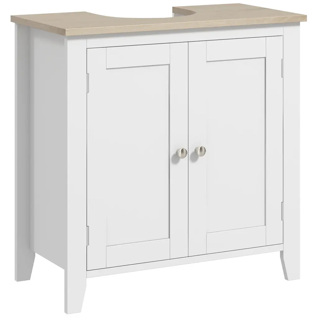 Kleankin Pedestal Sink Storage Cabinet Under Sink Cabinet Bathroom Vanity aosom business