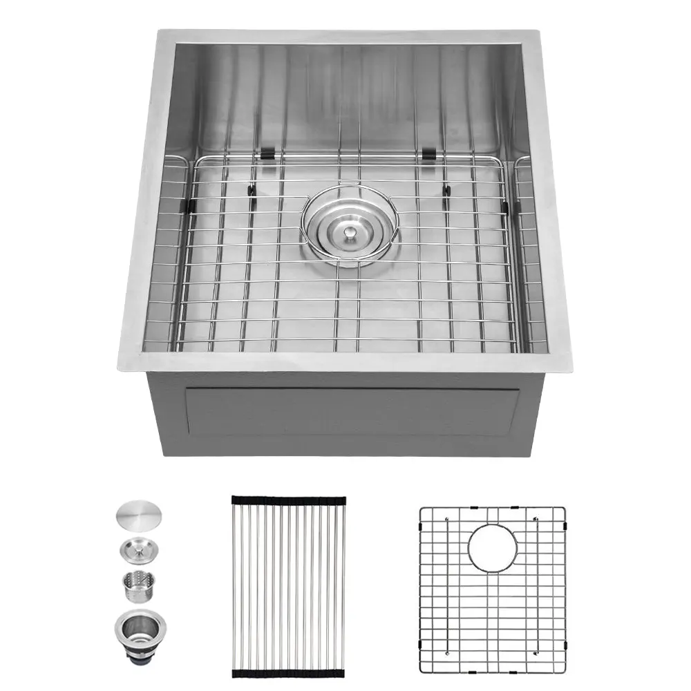 17 Inch Undermount Sink 17X19X9 Undermount Stainless Alloy Metal Kitchen Sink lordear