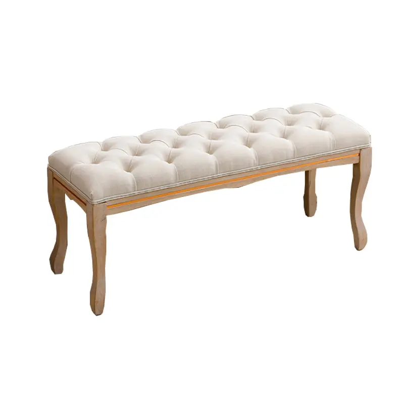 Upholstered Tufted Bench Ottoman Dining Bench Bedroom Bench Footrest Living Room yijian furniture co.- ltd