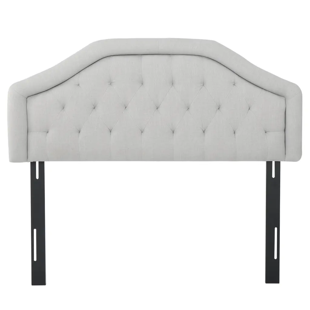 Upholstered Headboard Diamond Tufted Design Full Dimensions Bed Arched nh-teakstar--canada-