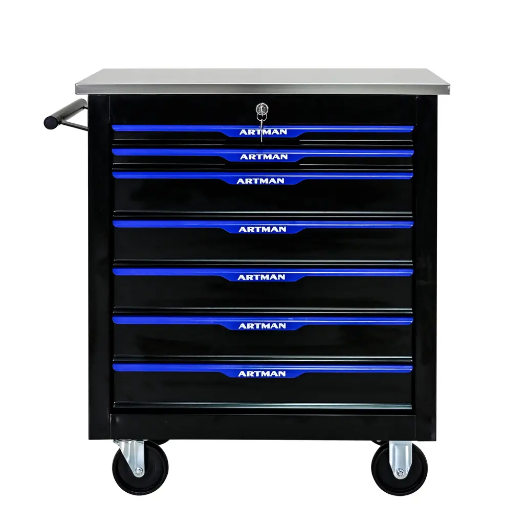 7 Drawer Multifunctional Tool Shopping Basket Wheels artman