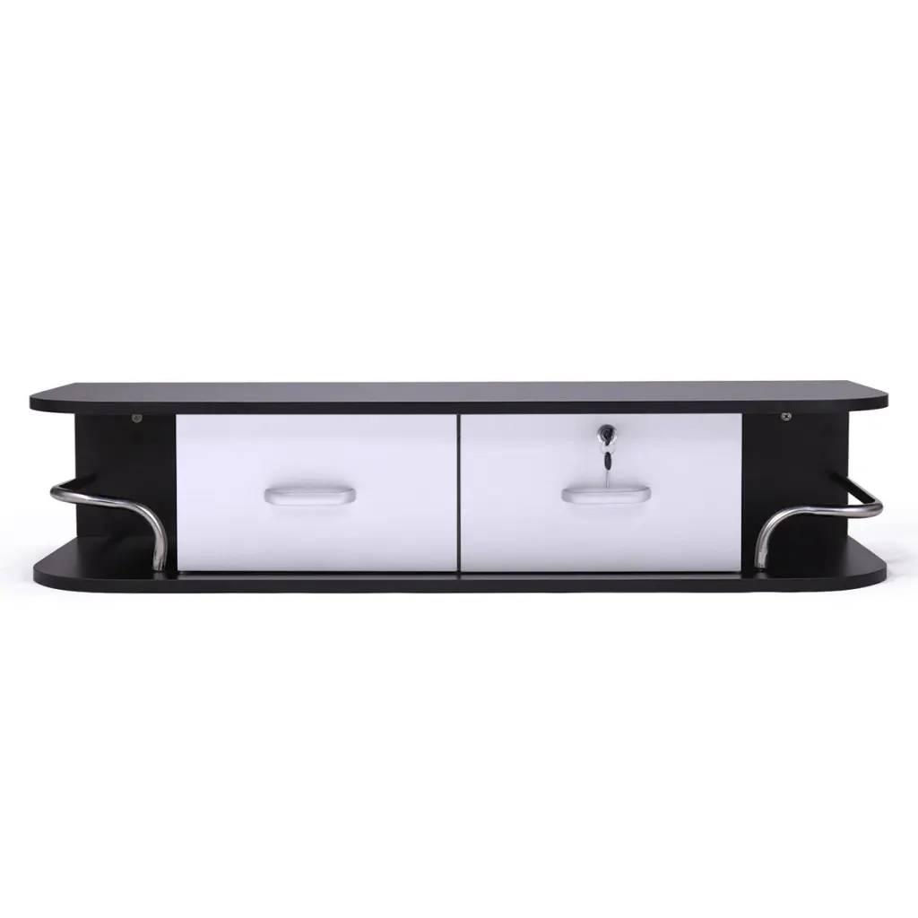 Wall Mounted Barber Station Beauty Table Locking Drawer w2181