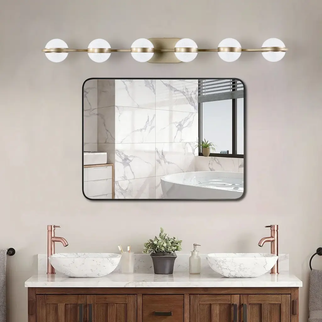 Modern Minimalist Bathroom Vanity Light W1340P143676 L2001 G 6 lighting commune